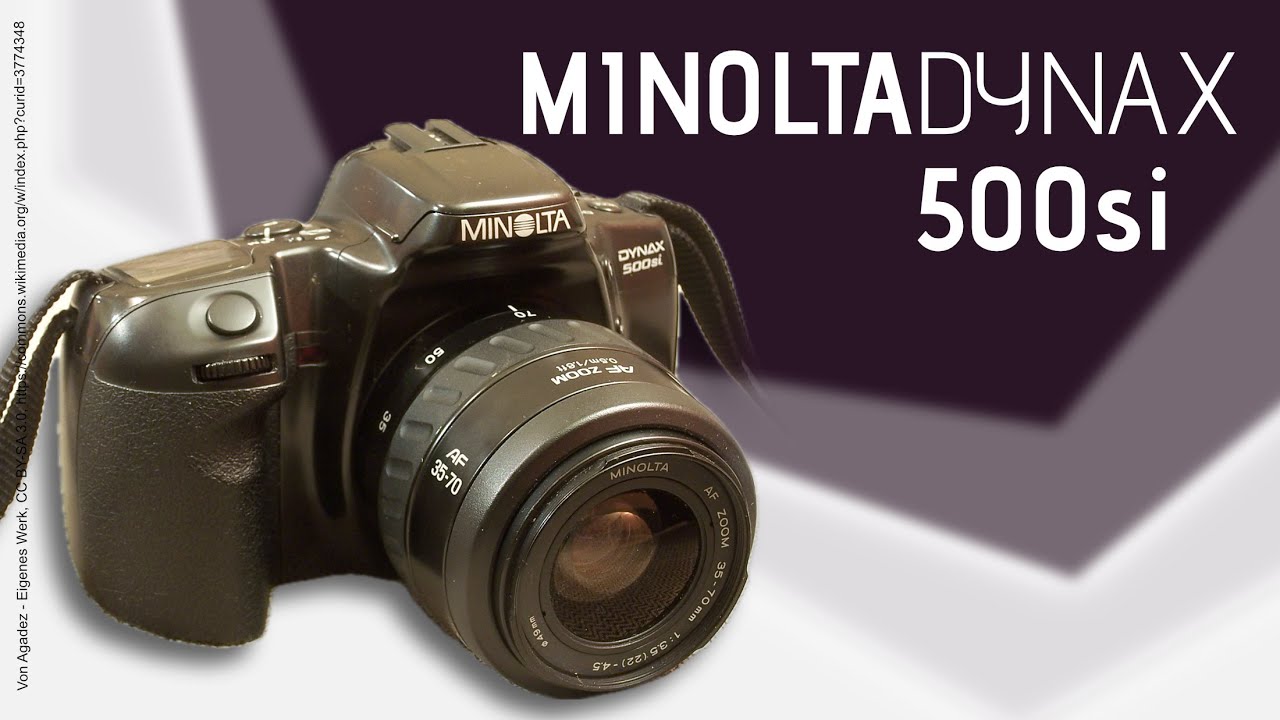 Die billigste analoge Kamera für 3€ - Minolta Dynax 500si