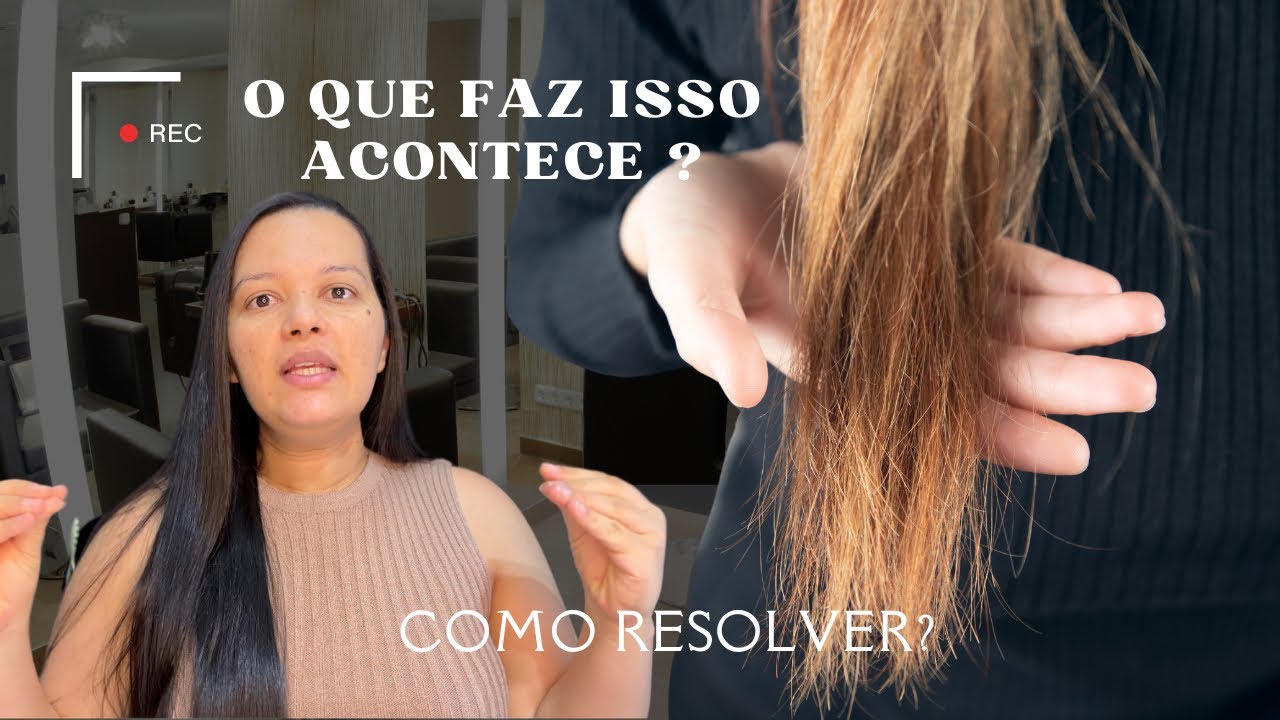 FIZ UM ALISAMENTO E AS PONTAS DO MEU CABELO QUEBROU 😾 O que fazer ? Por que isso acontece?
