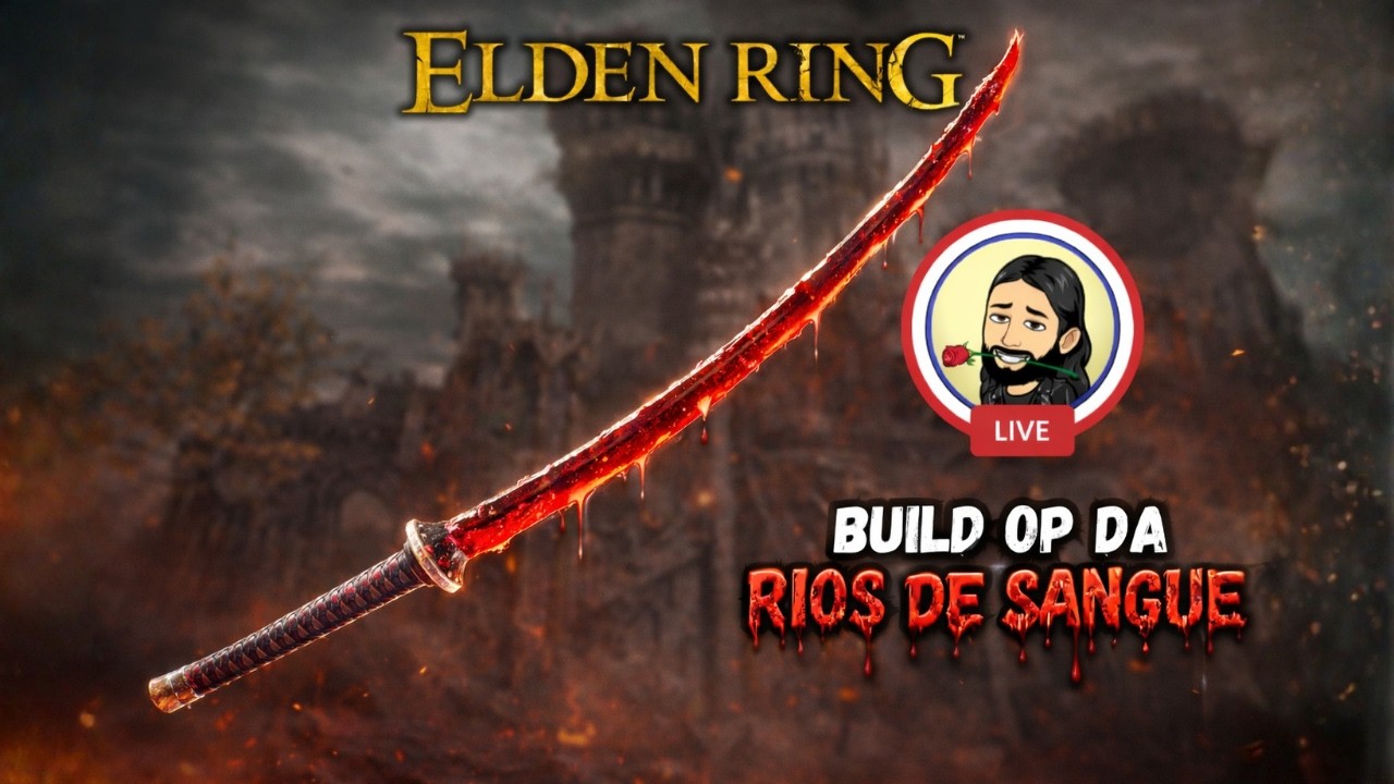 Elden Ring: Build Com a Rios de Sangue - 2 #eldenring  #live