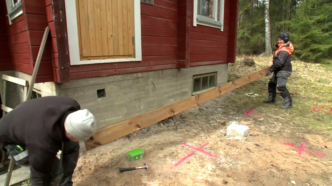 Näin rakennat terassin, osa 1: Terassin perustukset ja runko