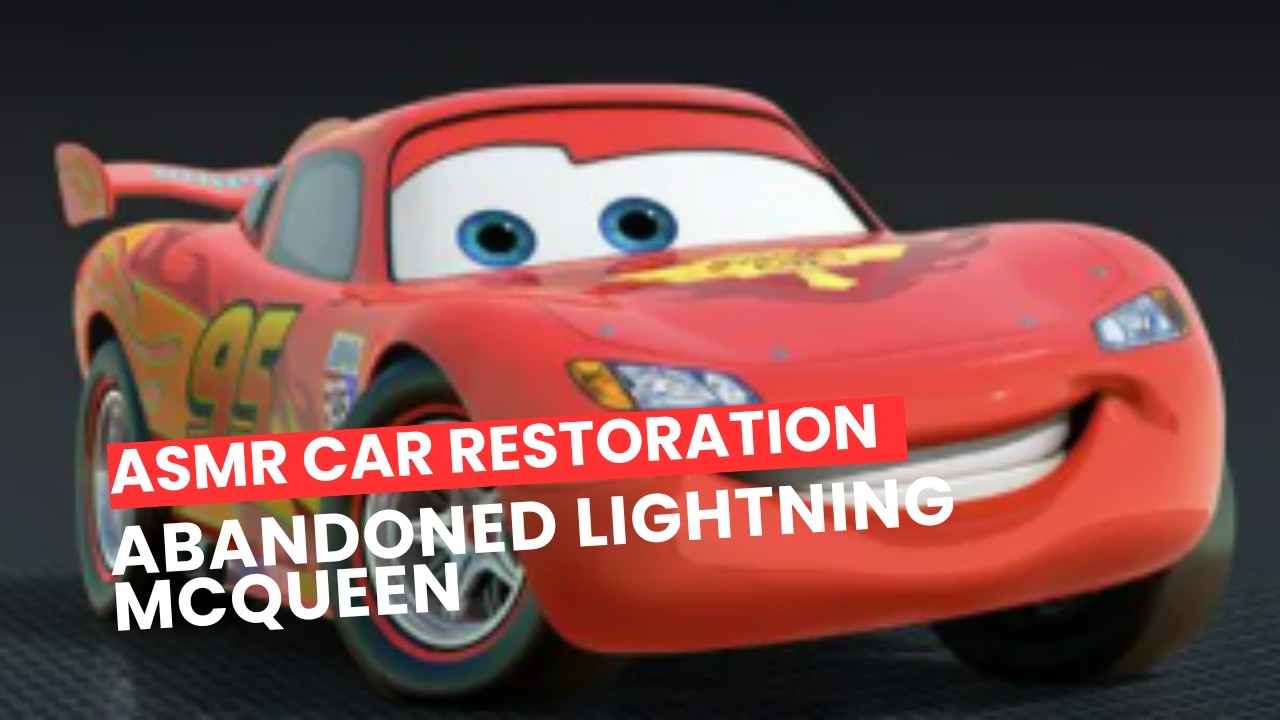 Satisfying ASMR Restoration – Rusty Lightning McQueen Rescued from the Forest River