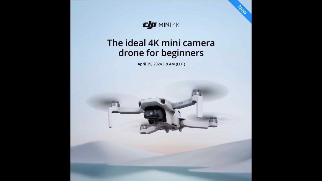 Premier vol avec le DJI mini 4k