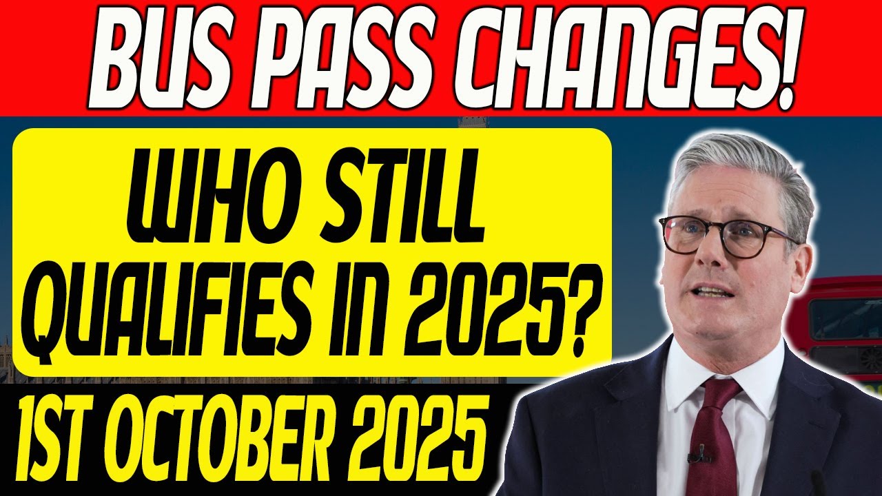 UK Bus Pass Changes from October 2025 – New Rules Explained!