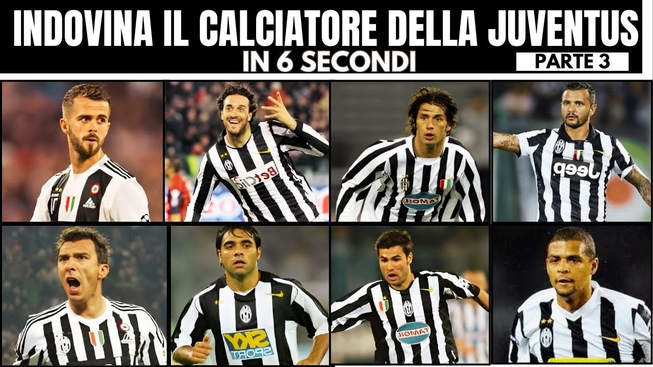 Indovina il calciatore della JUVENTUS IN 6 SECONDI PARTE 3 | QUIZ CALCIO