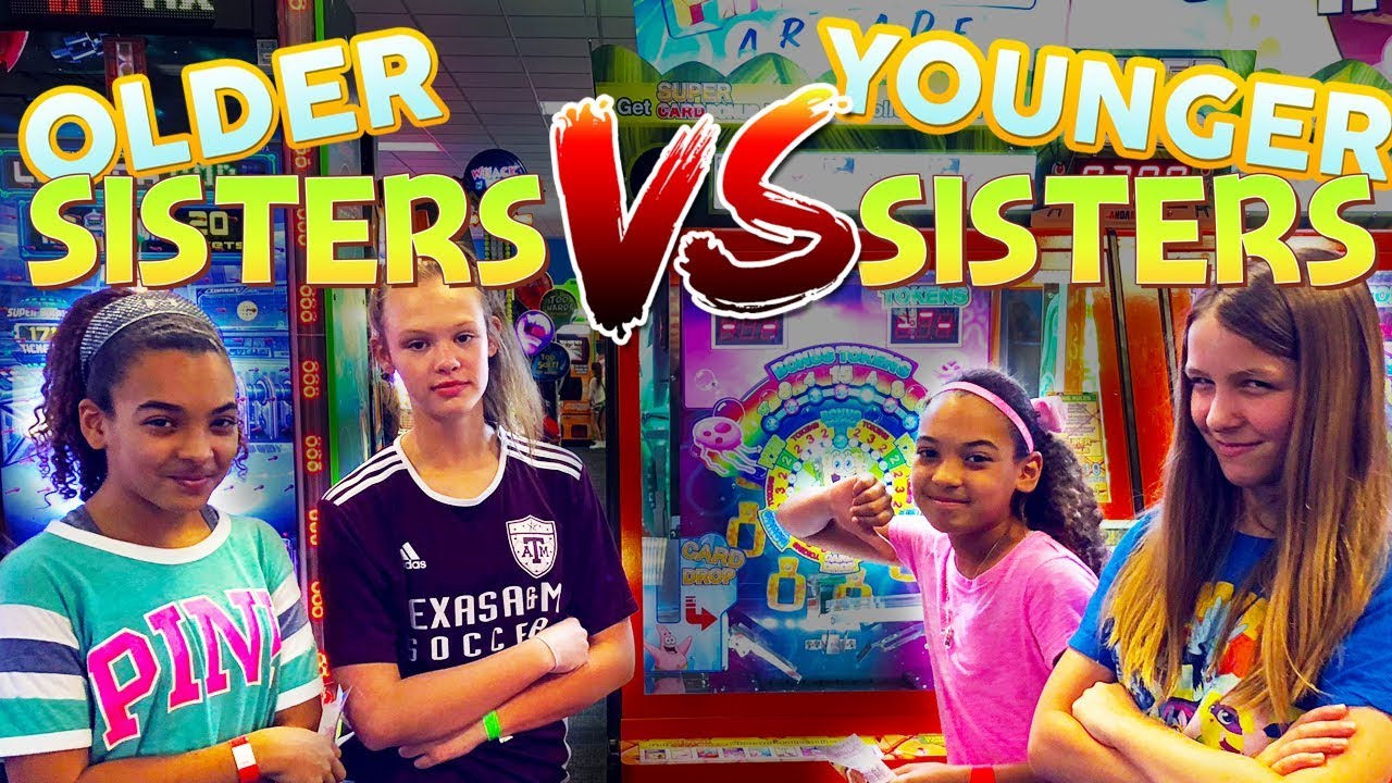 OLDER SIBLING VS YOUNGER SIBLING at Chuck E Cheese