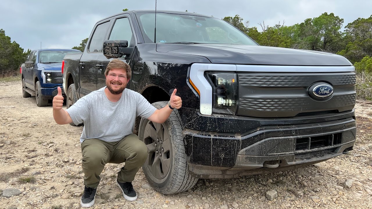 I Take The Electric F-150 Lightning On A Trail To See How Capable This Truck Really Is!