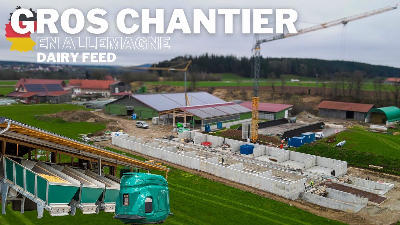 Gros Chantier en Allemagne / DairyFeed GEA 🐮