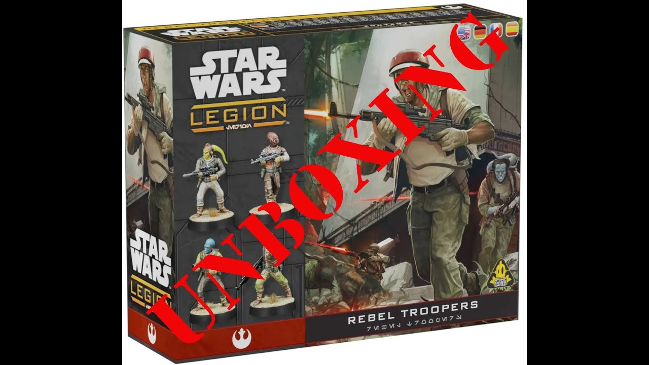 Unboxing Rebel Troopers (Star Wars Legion)