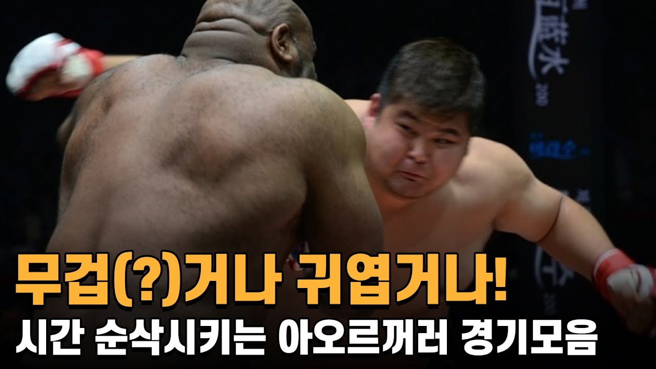 무겁(?)거나 귀엽거나! 시간 순삭시키는 아오르꺼러 경기 모음.zip