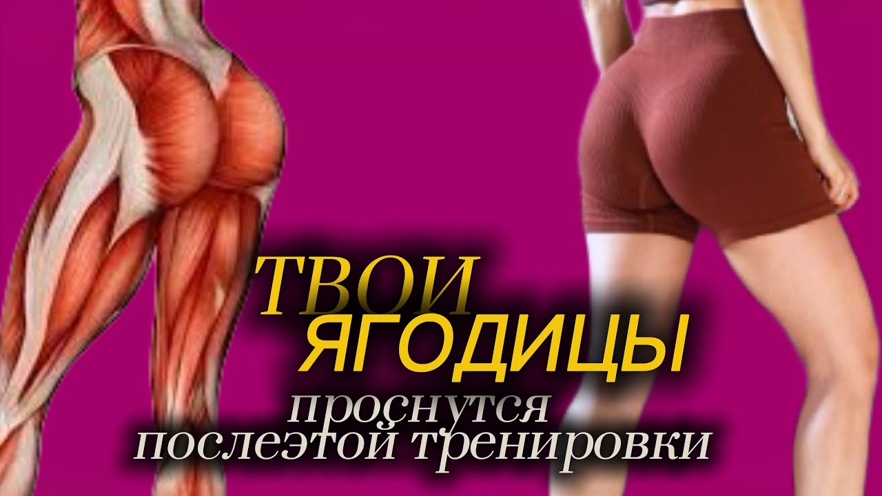 Твои ягодицы «проснутся» после этих упражнений! Эффективная тренировка для ягодичных мышц.