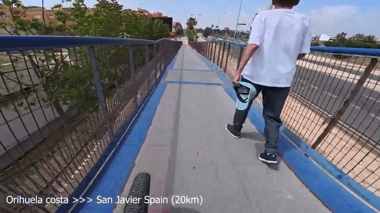 Road by bike Torrevieja - San Javier. Spain 2025.(4K)