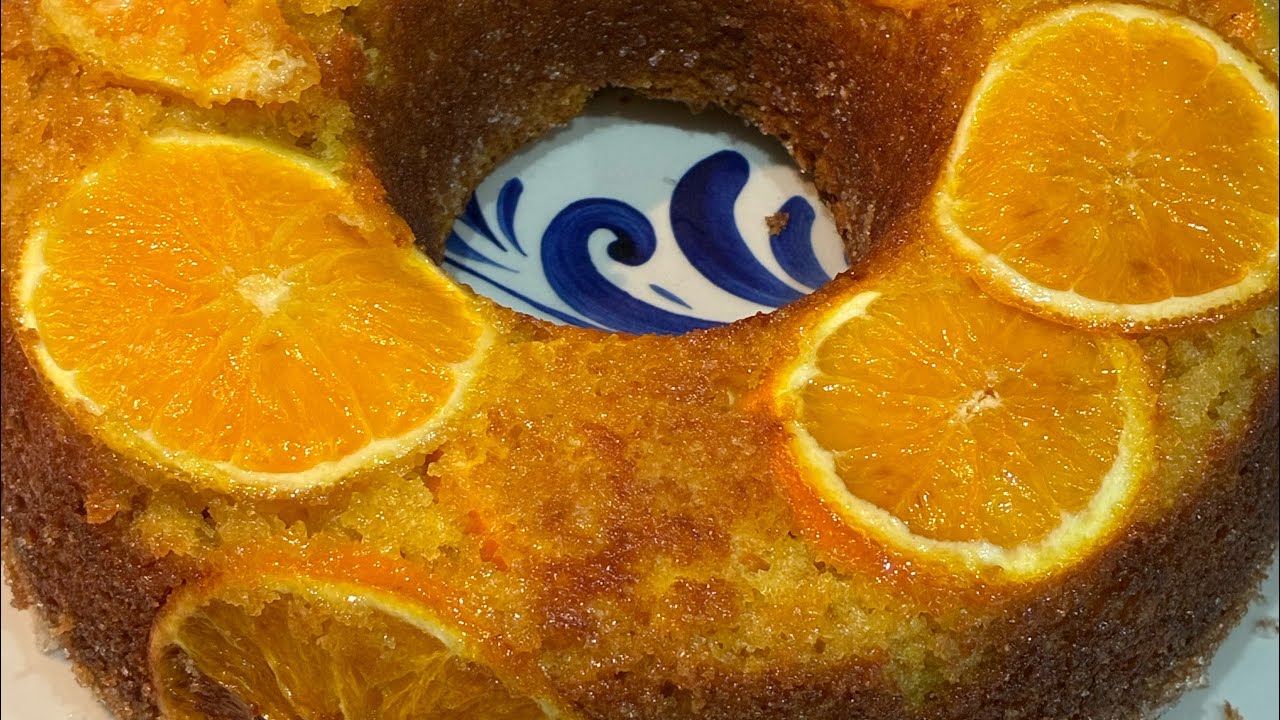 O bolo de laranja mais bonito e gostoso que você vai comer!!!