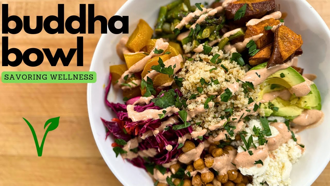 Savoring Wellness: Buddha Bowl with Spicy Tahini Sauce