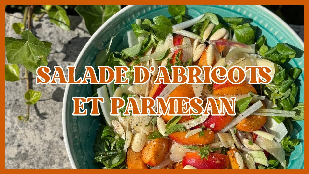 Salade d'abricots et parmesan