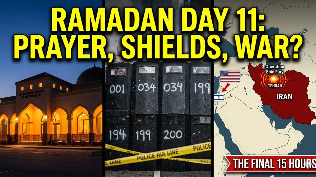 RAMADAN DAY 11: Live at Blaine Masjid | Iran War & Shield Protest Update Tarawee7 & Jesus Q