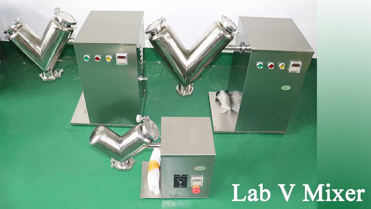 Lab V Blender ┃ Laboratory scale mixer ┃ V-Type Mixing machine for powder mix