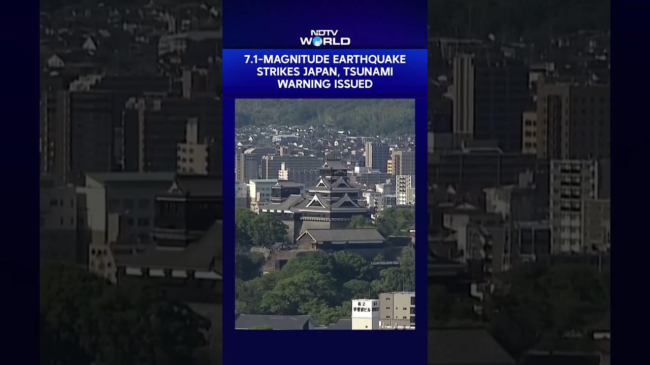 7.1-Magnitude Earthquake Strikes Japan, Tsunami Warning Issued