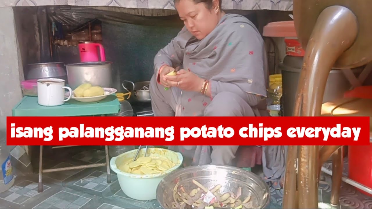 5th Day of Ramadan YAWYAWAN while making special potato chips #rosanailyas