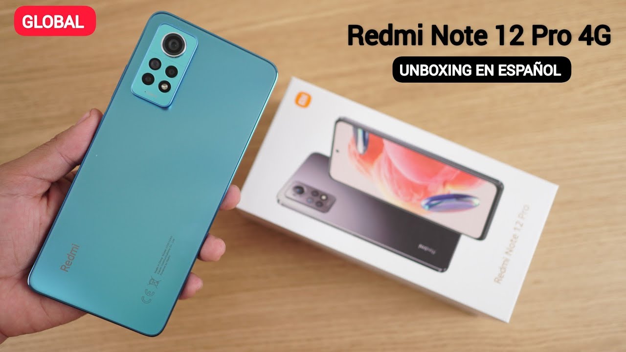 Redmi Note 12 Pro 4G Unboxing en Español