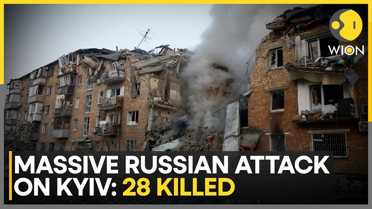 Russia-Ukraine War: At Least 28 Killed in Kyiv in Russian Strikes | WION News