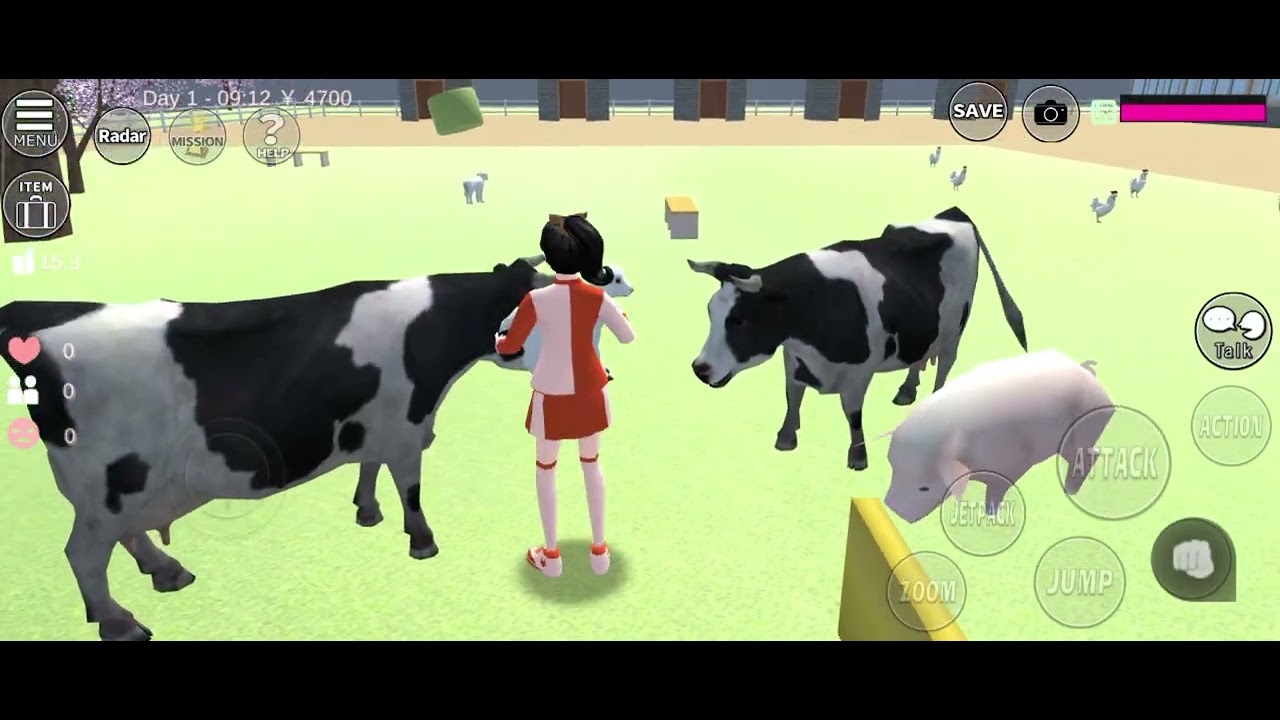 🪾🌳🐄🐄🐄🐄🐔🐔🐓🐷🐷🙉🙊🙊
