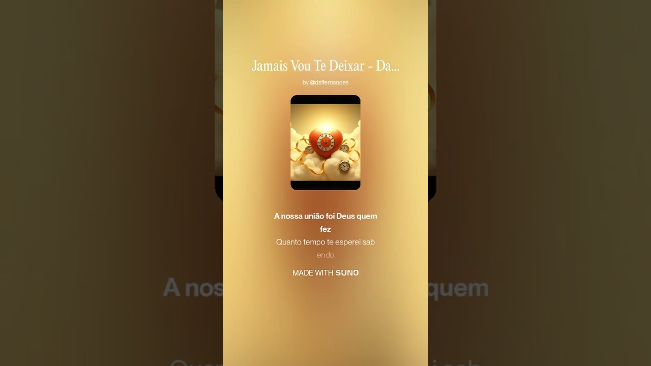 Jamais Vou Te Deixar  - Daniel Fernandes
