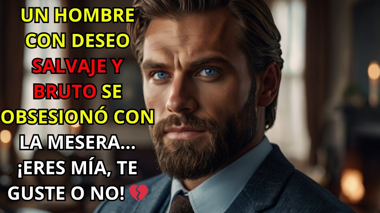 💔 UN HOMBRE CON DESEO SALVAJE Y BRUTO SE OBSESIONÓ CON LA MESERA... ¡ERES MÍA, TE GUSTE O NO! 💔