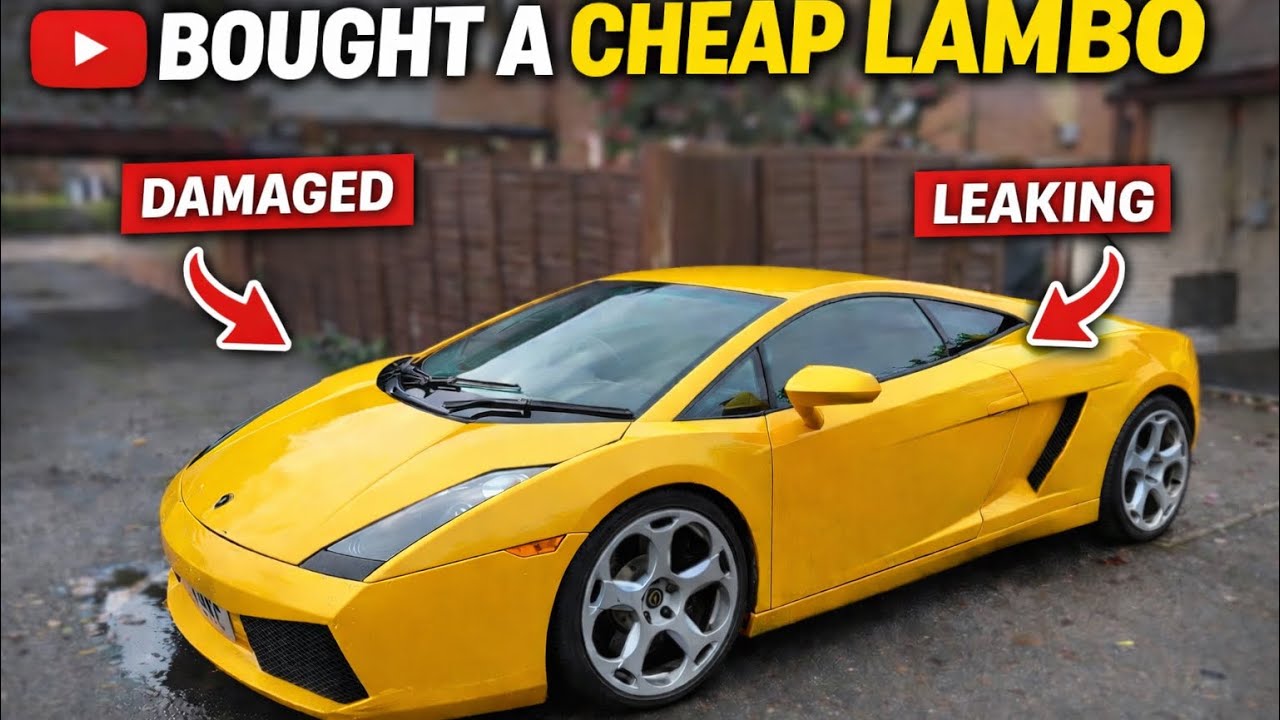 EVERYTHING WRONG WITH MY CHEAP MANUAL LAMBORGHINI - part 1