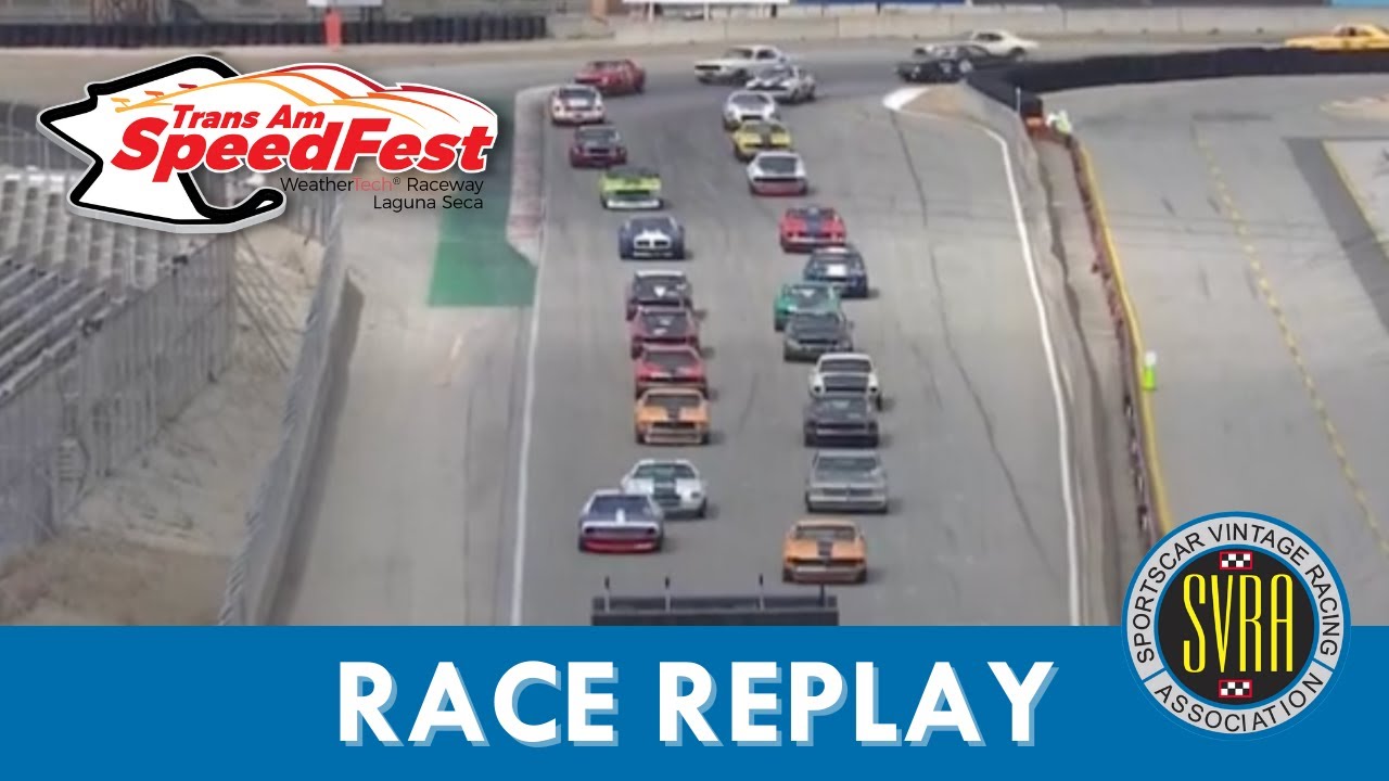 SVRA & Historic Trans Am Race 1 Laguna Seca 2021 🏁 Full Race Replay