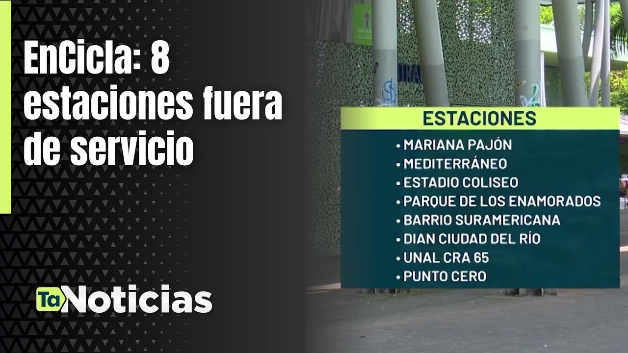 EnCicla: 8 estaciones fuera de servicio - Teleantioquia Noticias