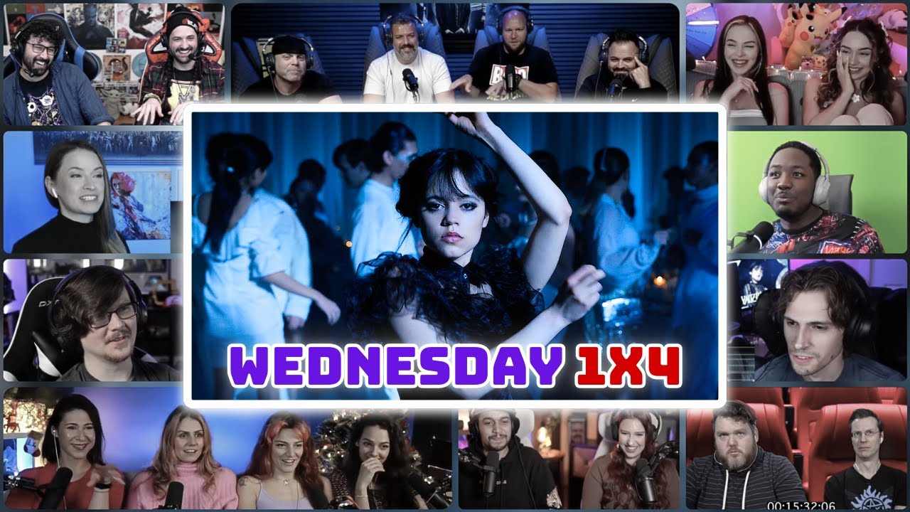 Wednesday 1x4 (2022) - TV Series Reaction Mashup!