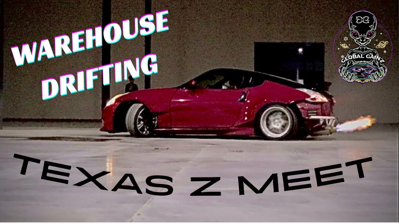 Nissan and Infiniti Meet | Texas Z | Warehouse Drifting