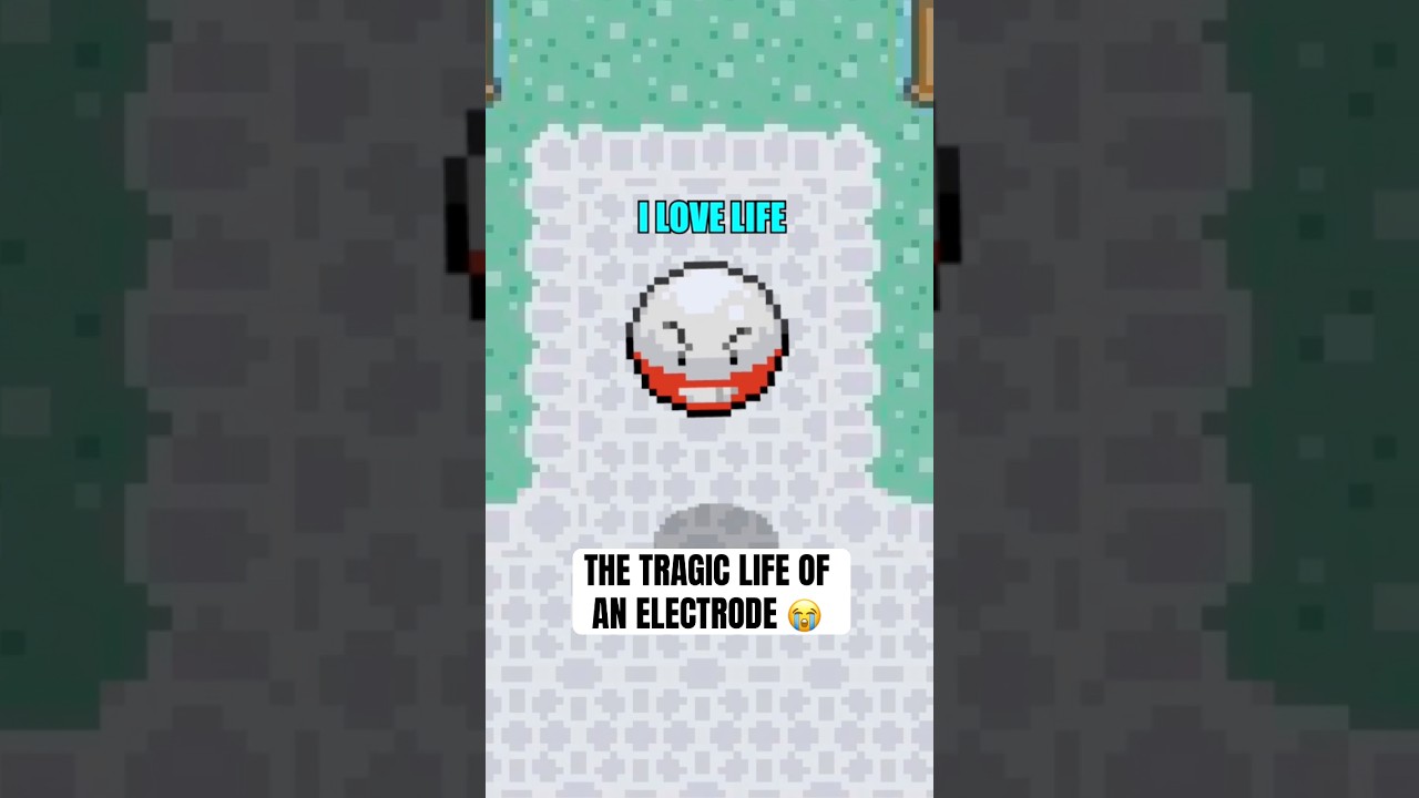 The Tragic life of an Electrode 😭 #pokemon #shorts