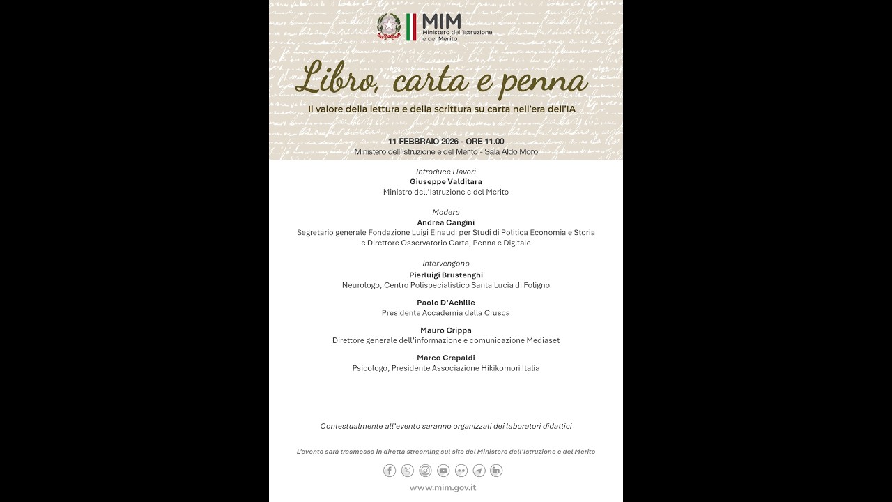 Libro, carta e penna. Il valore della lettura e della scrittura su carta nell’era dell’IA