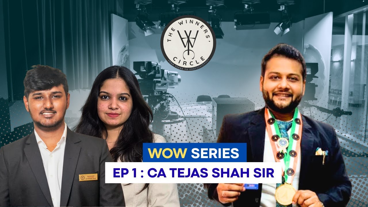 7 Degrees, 4 National Records || CA CS CMA LLB Tejas Shah Sir || WOW Series (Words of Wisdom) Ep.1