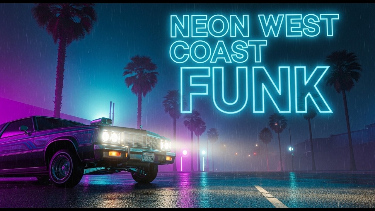 West Coast G-Funk Neon Nights 🌴 Chill Funk Vibes for City Driving