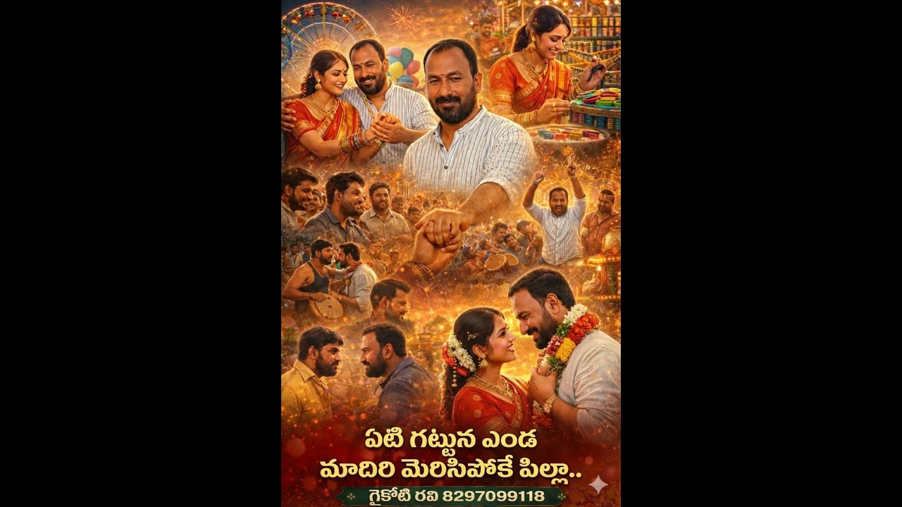 ఊరి జాతర సందడి, కుర్రకారు అల్లరి కలగలిపిన నా సరికొత్త ఊర మాస్ జానపద గీతం 