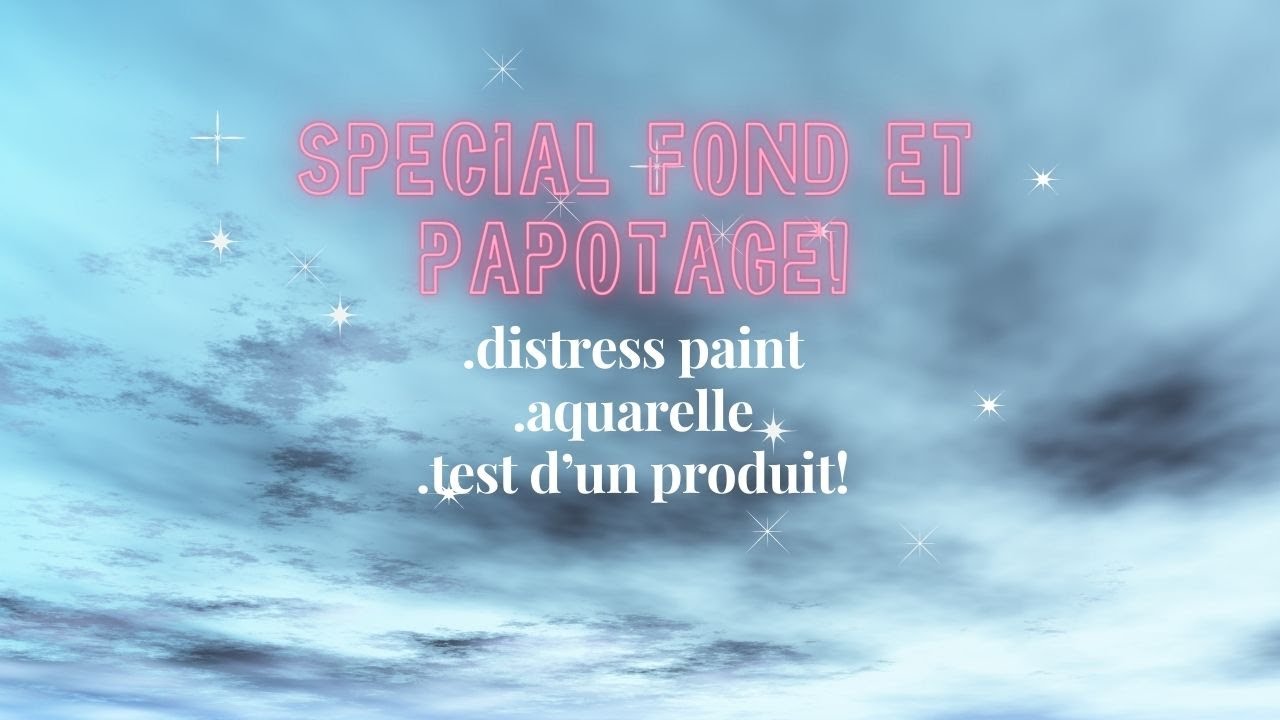 spécial fond et papotage!
