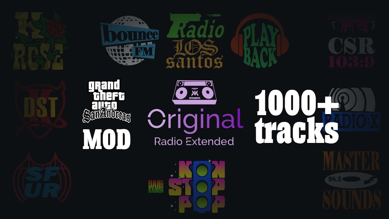 [GTA SA] Original Radio Extended (1000+ Músicas!)