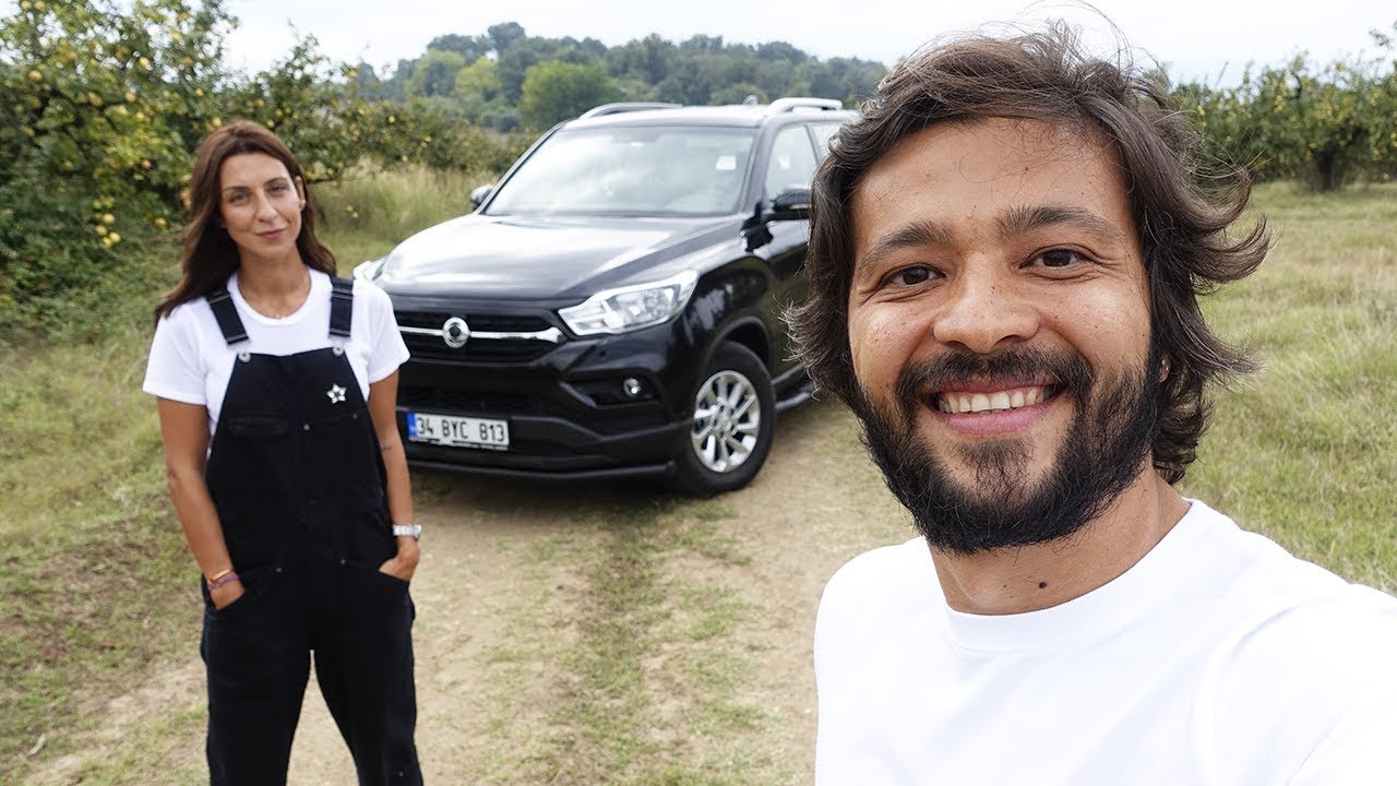SsangYong Musso Grand - Ebru ilk defa pikap kullandı! Vlog#83