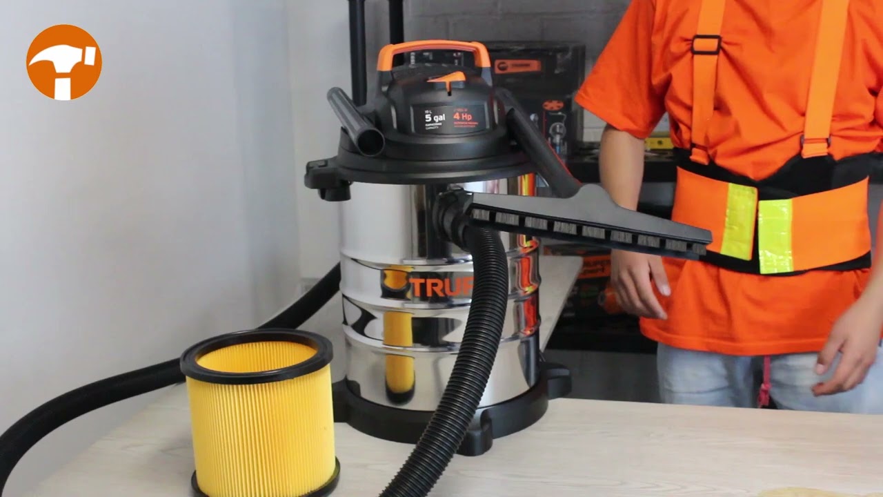 Conoce La Aspiradora de sólidos y líquidos, 5 gal, acero inoxidable, Truper