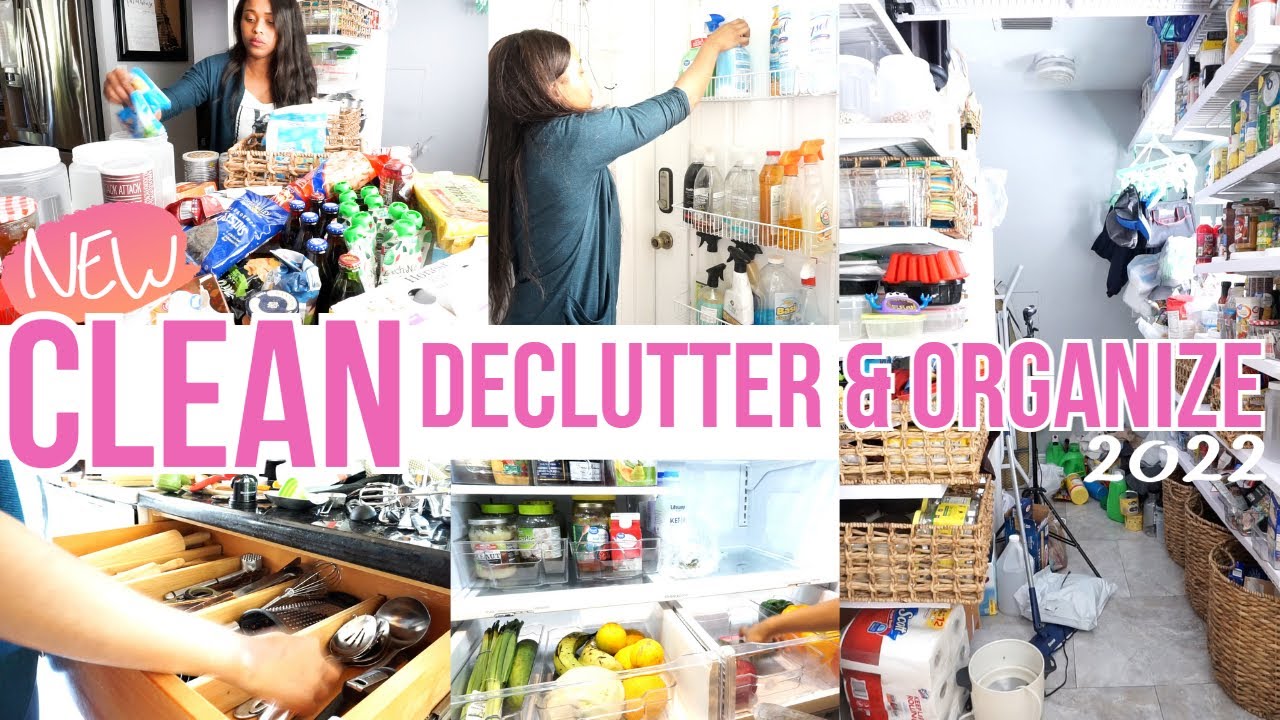 CLEAN DECLUTTER ORGANIZE WITH ME 2022 / CLEAN WITH ME / EXTREME SPEED CLEANING MOTIVATION /SAHM