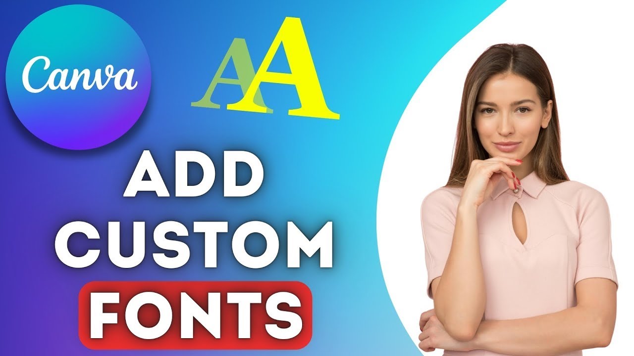 How to Add Custom Fonts in Canva I Canva Tutorial