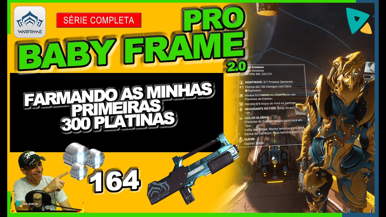 #warframe - BABYFRAME 2.0 PRO 164 - My First Platinum Farmed in Warframe!!!