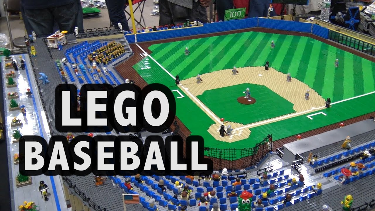 Custom LEGO Baseball Stadium | Philly Brick Fest 2017