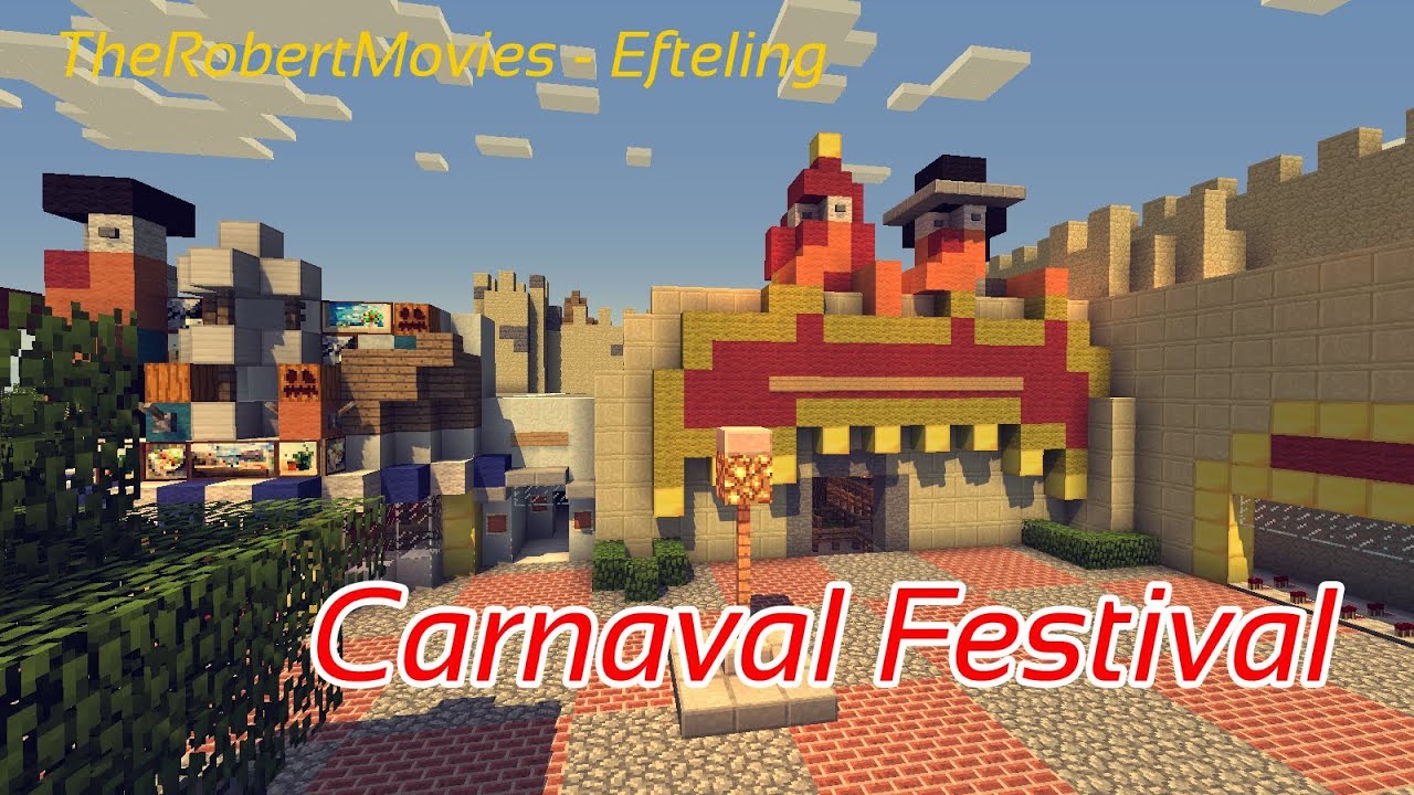 Minecraft Efteling update Carnaval Fesival