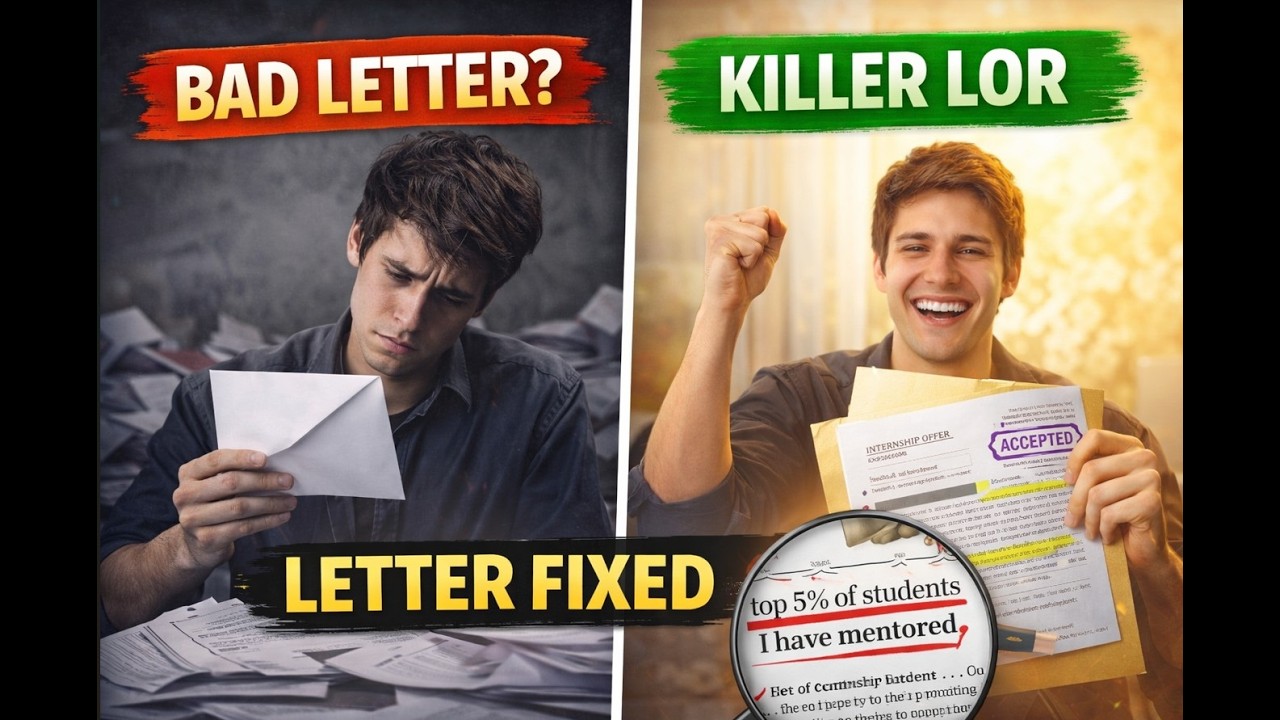 Why Most 2026 Internship Recommendation Letters FAIL (And How to Fix Yours)