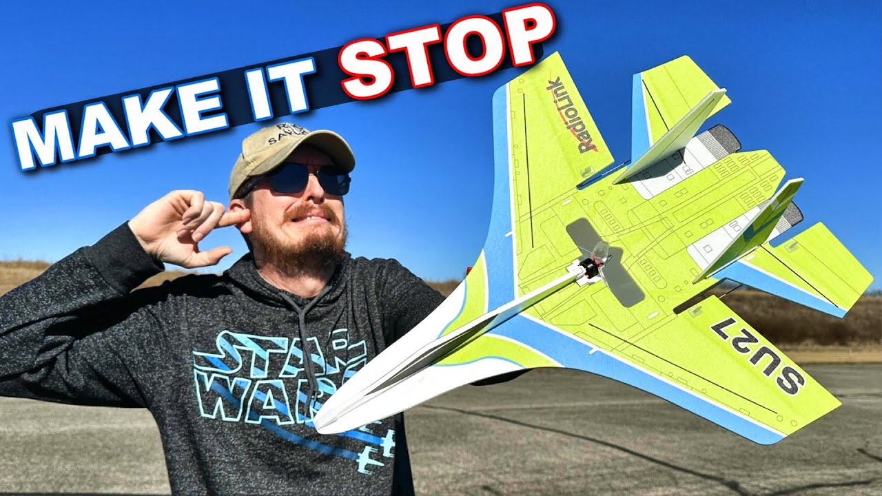 BRAND NEW Radiolink SU27 RC Jet Airplane!
