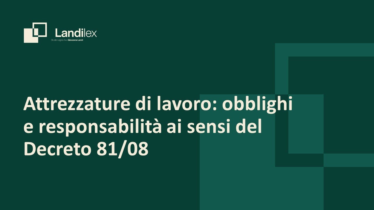 Diritti e doveri dei datori di lavoro per la certificazione dei macchinari