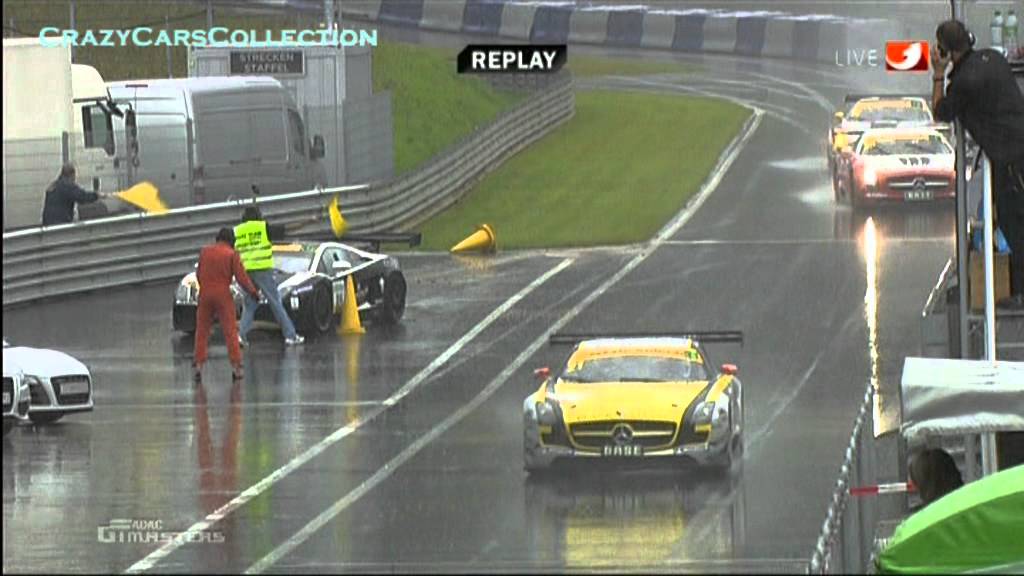 ADAC GT Masters Red Bull Ring Austria 9. Rennen 13.08.2011 Unfall Racing Interviews